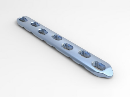 Trauma Plate Ø4.5 Broad Locking Compression Plate (LCP)