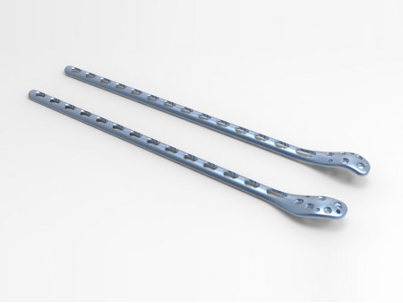 Trauma Plate Distal Lateral Fibula Locking Plate